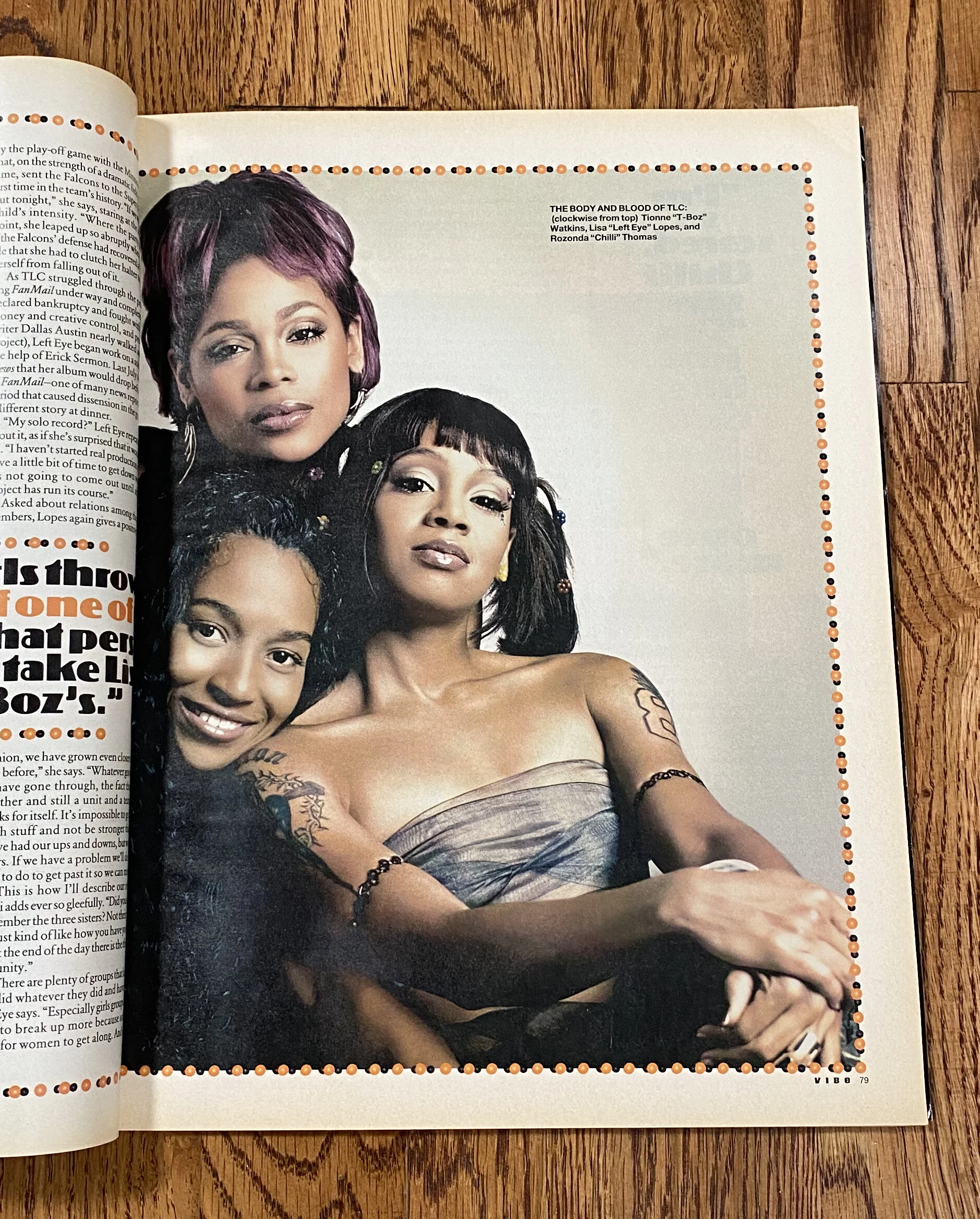 Vintage Vibe Magazine TLC May 1999 Cover Issue — RootsBK